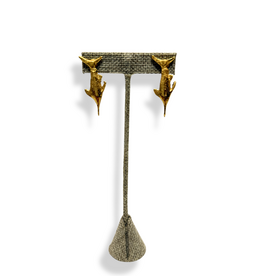 Big Rock Brass Marlin Earrings