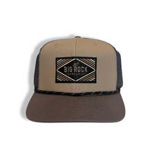 Big Rock Diamond Lines Rope Trucker