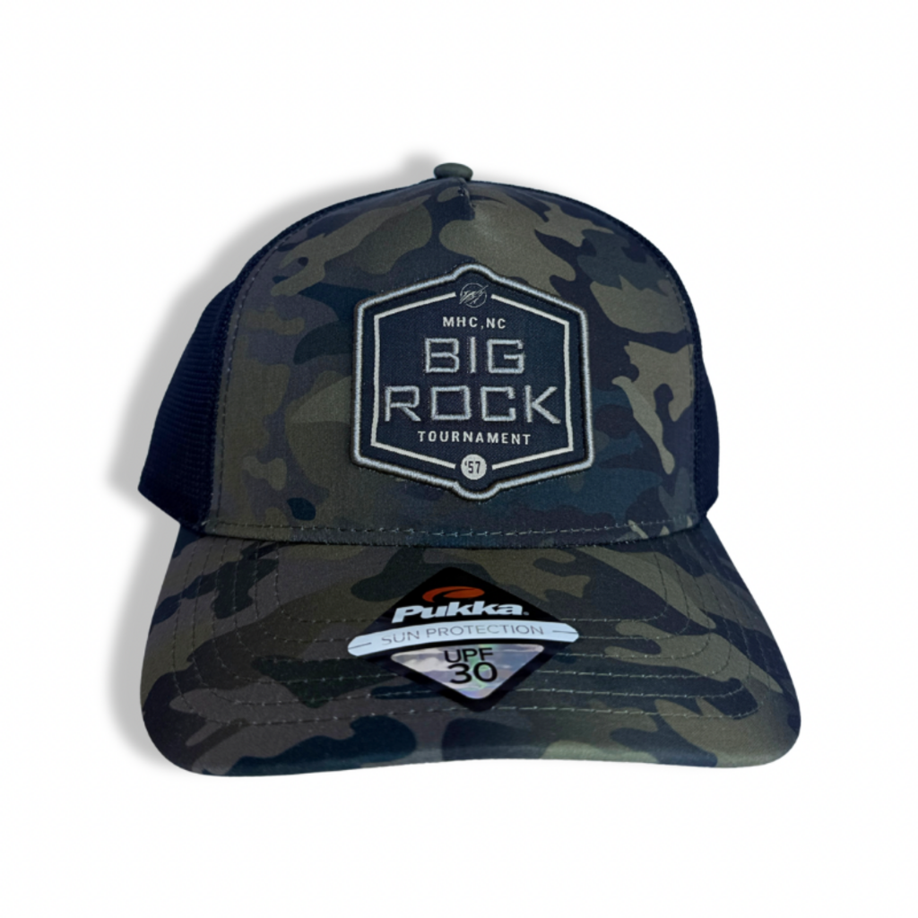 Big Rock Hex Badge Circle Streak Trucker