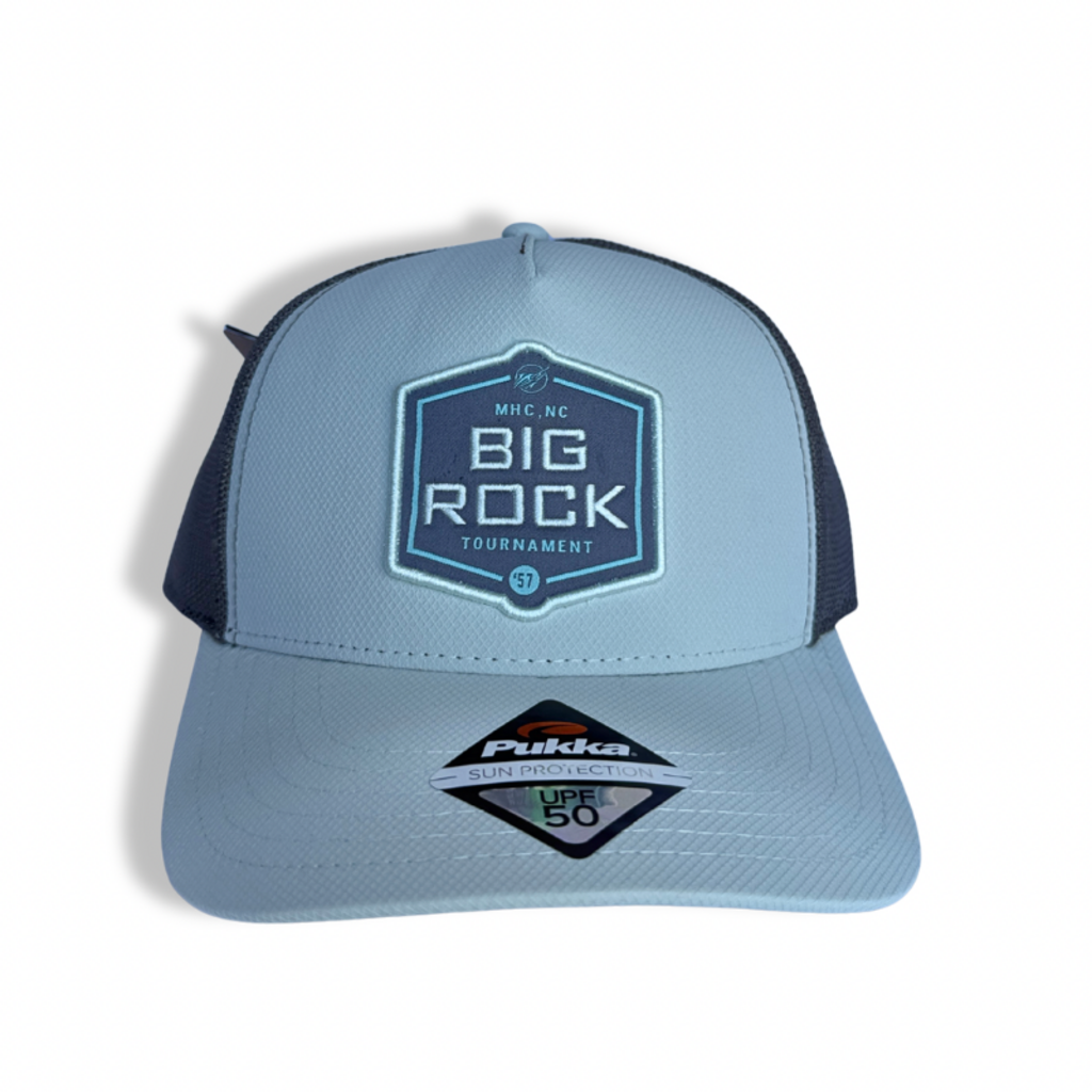 Big Rock Hex Badge Circle Streak Trucker