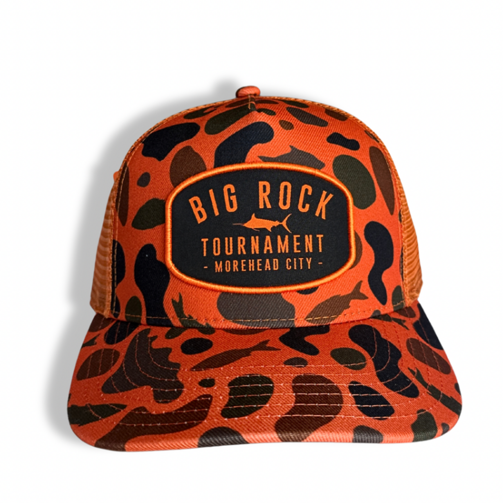 Big Rock Rounded Camo Trucker