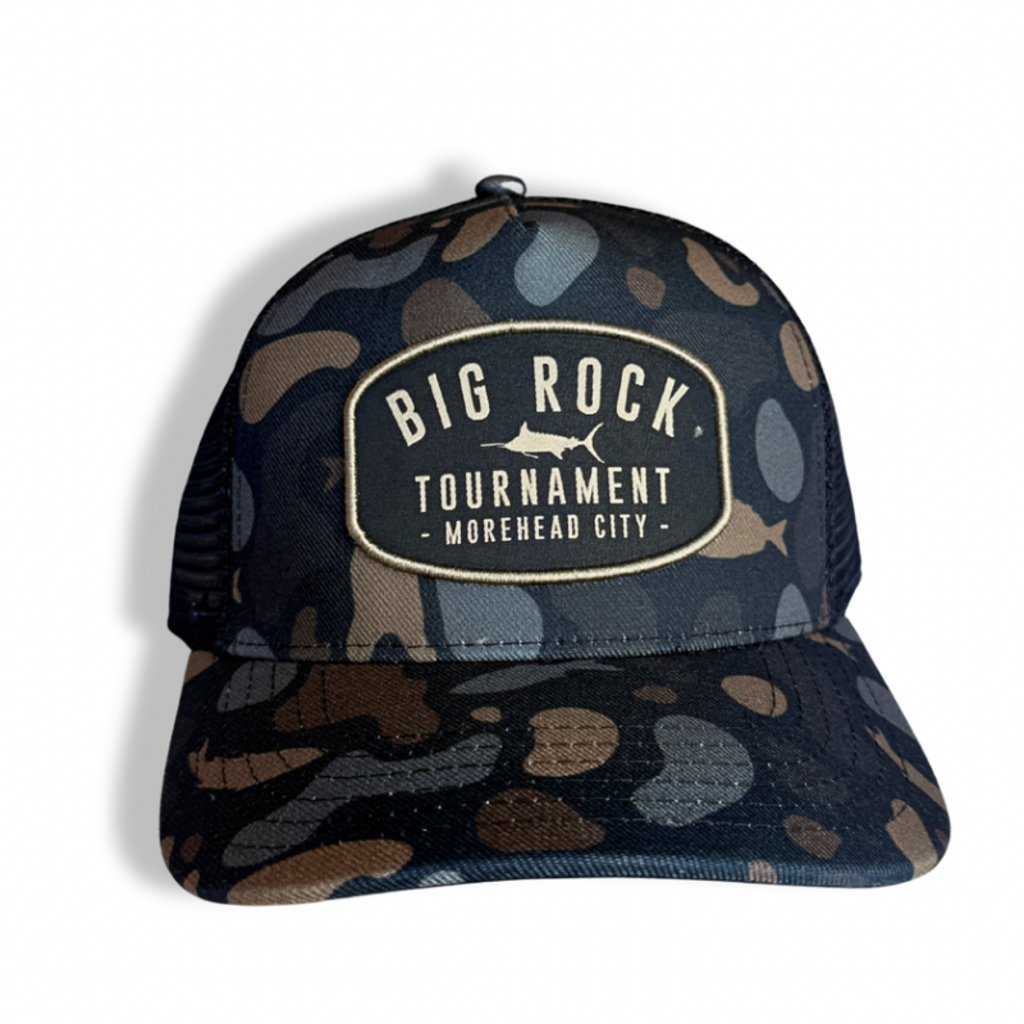 Big Rock Rounded Camo Trucker