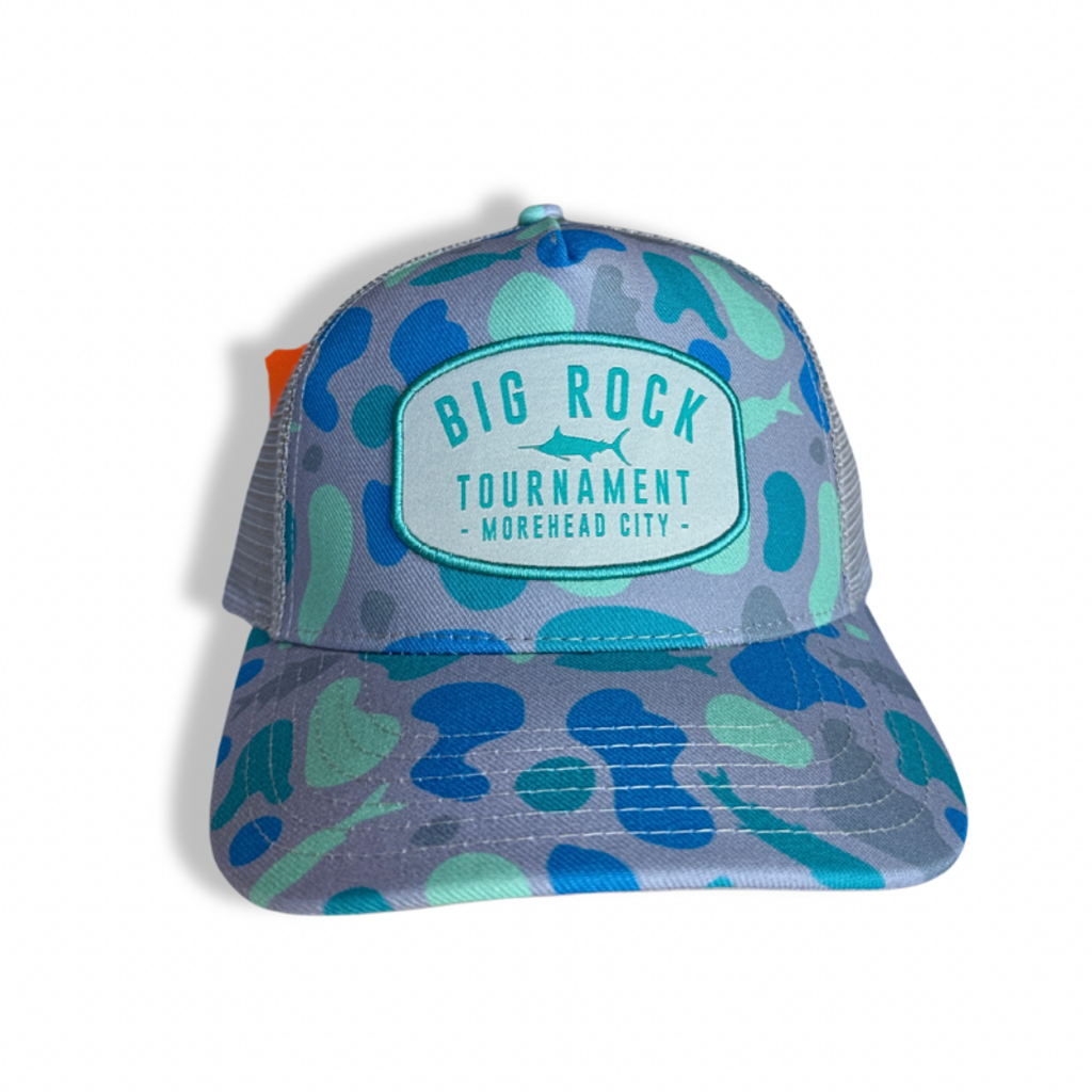 Big Rock Rounded Camo Trucker