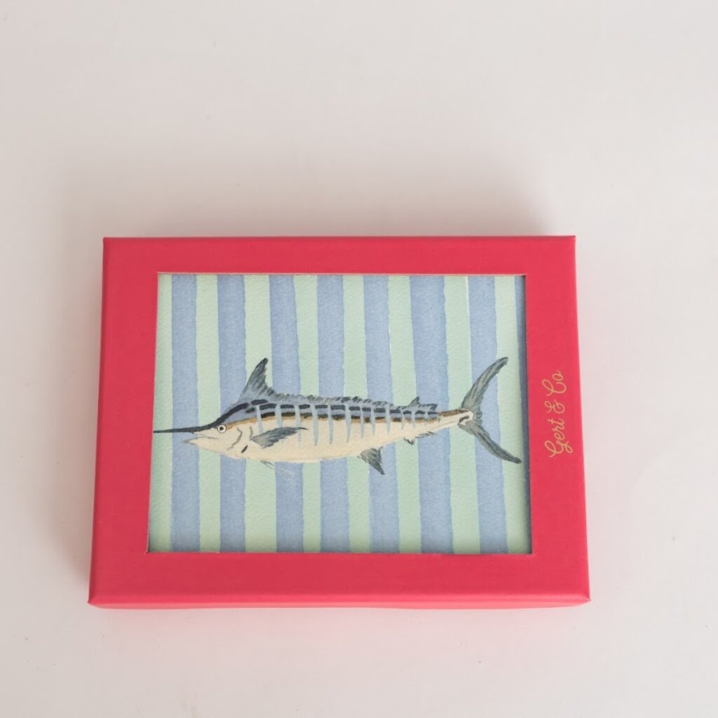 Big Rock Watercolor Marlin Greeting Cards (Set of 6)