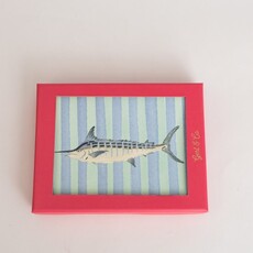 Big Rock Watercolor Marlin Greeting Cards (Set of 6)