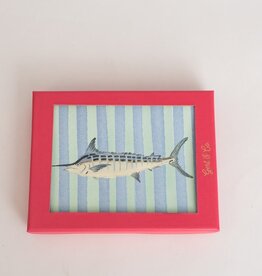 Big Rock Watercolor Marlin Greeting Cards (Set of 6)