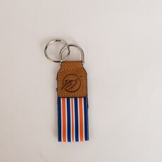 Big Rock Embossed Circle Streak Keychain