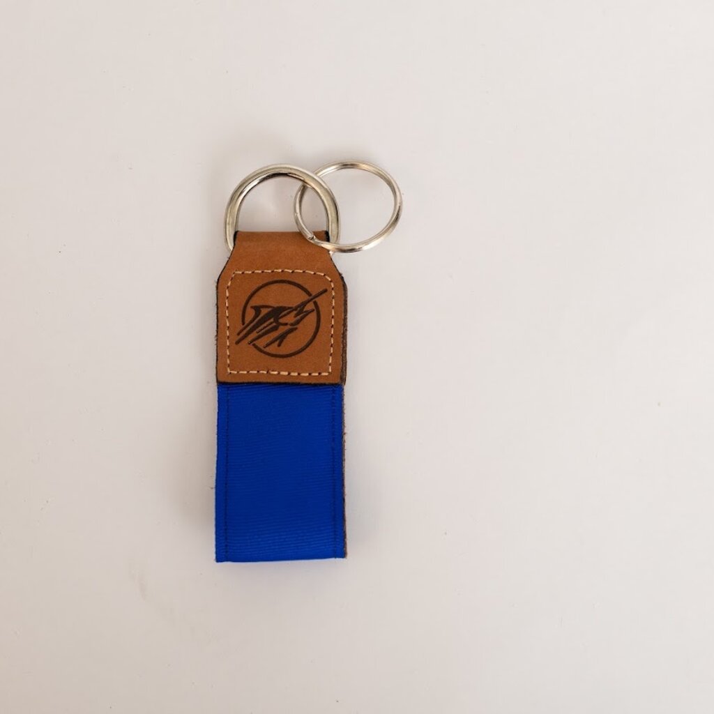 Big Rock Embossed Circle Streak Keychain