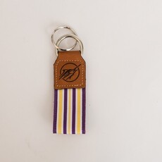Big Rock Embossed Circle Streak Keychain