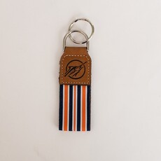 Big Rock Embossed Circle Streak Keychain