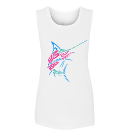 Big Rock Ladies Text Marlin Tank