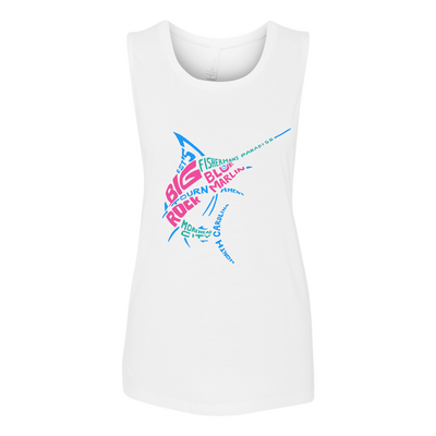 Big Rock Ladies Text Marlin Tank