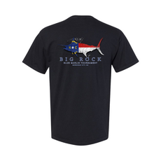 Big Rock NC Flag Silhouette Short Sleeve T-Shirt