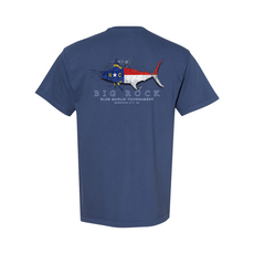 Big Rock NC Flag Silhouette Short Sleeve T-Shirt