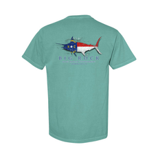 Big Rock NC Flag Silhouette Short Sleeve T-Shirt