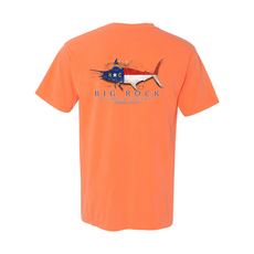 Big Rock NC Flag Silhouette Short Sleeve T-Shirt