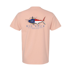 Big Rock NC Flag Silhouette Short Sleeve T-Shirt