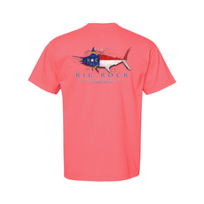 Big Rock NC Flag Silhouette Short Sleeve T-Shirt