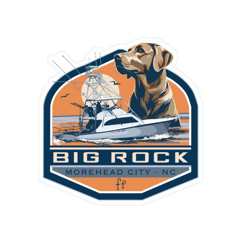Big Rock Sea Dog Sticker
