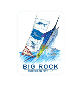 Big Rock Rays the Flag Sticker