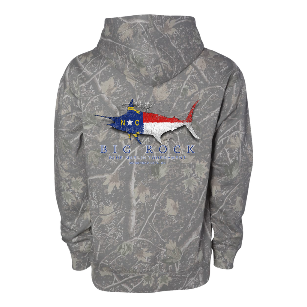 Big Rock NC Flag Fleece Hoodie