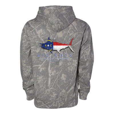 Big Rock NC Flag Fleece Hoodie