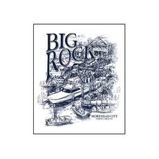 Big Rock Landing Sketch Sticker