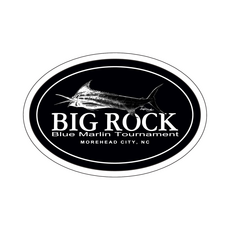 Big Rock Marlin Oval Sticker