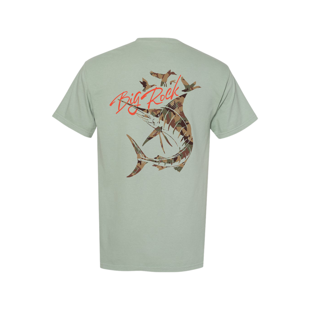 Big Rock Marlin Duck Camo Short Sleeve