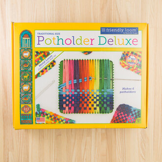 Harrisville Designs Harrisville Designs Friendly Loom Potholder Deluxe Kit Harrisville Designs Harrisville Designs Friendly Loom Potholder Deluxe Kit