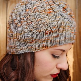 The Curious Crafter Tanis Gray - Agate Cabled Hat The Curious Crafter Tanis Gray - Agate Cabled Hat