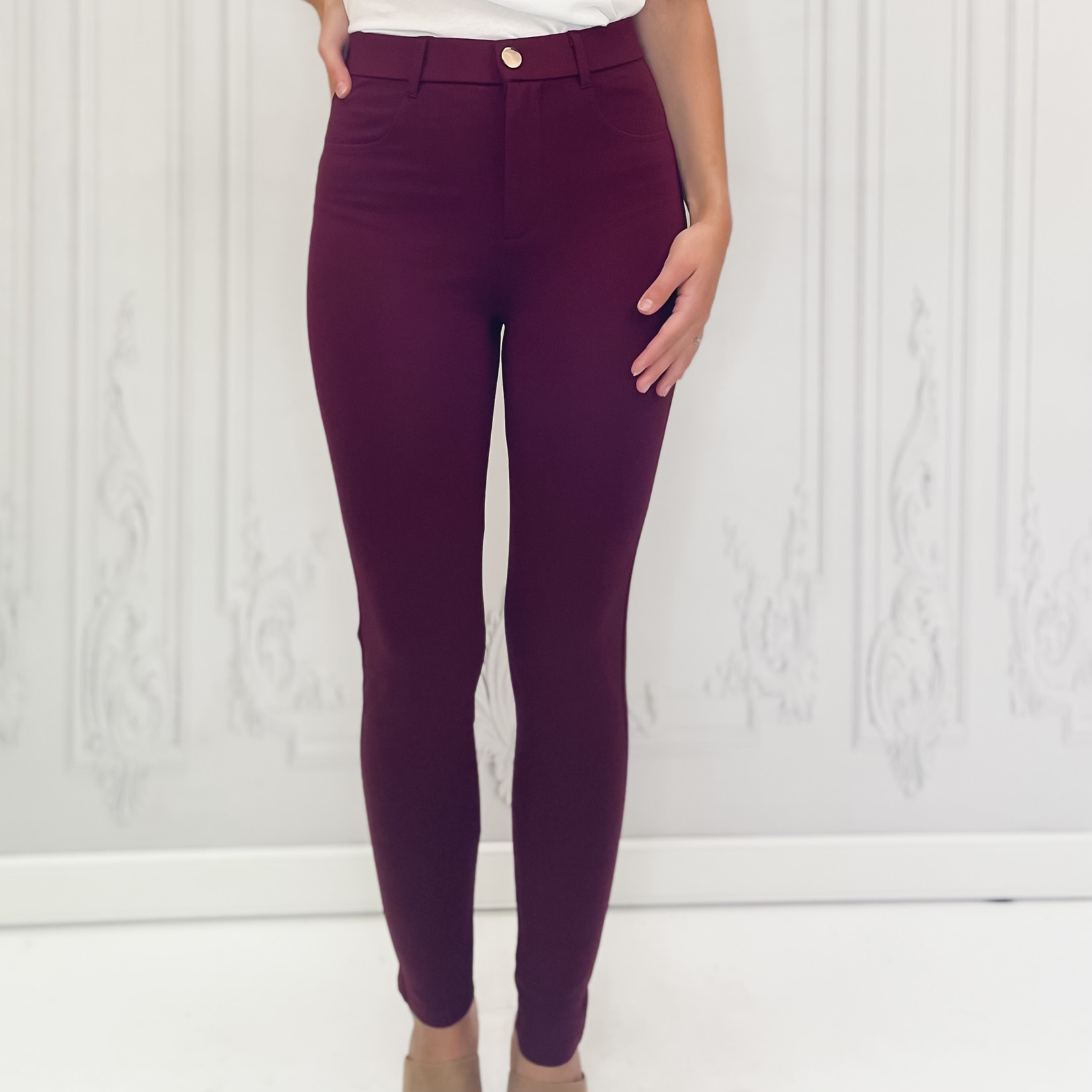 Ivy fitted high rise pants
