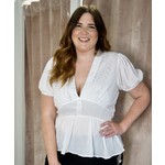Carrie puff sleeve top