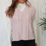 Tivia cable knit sweater vest