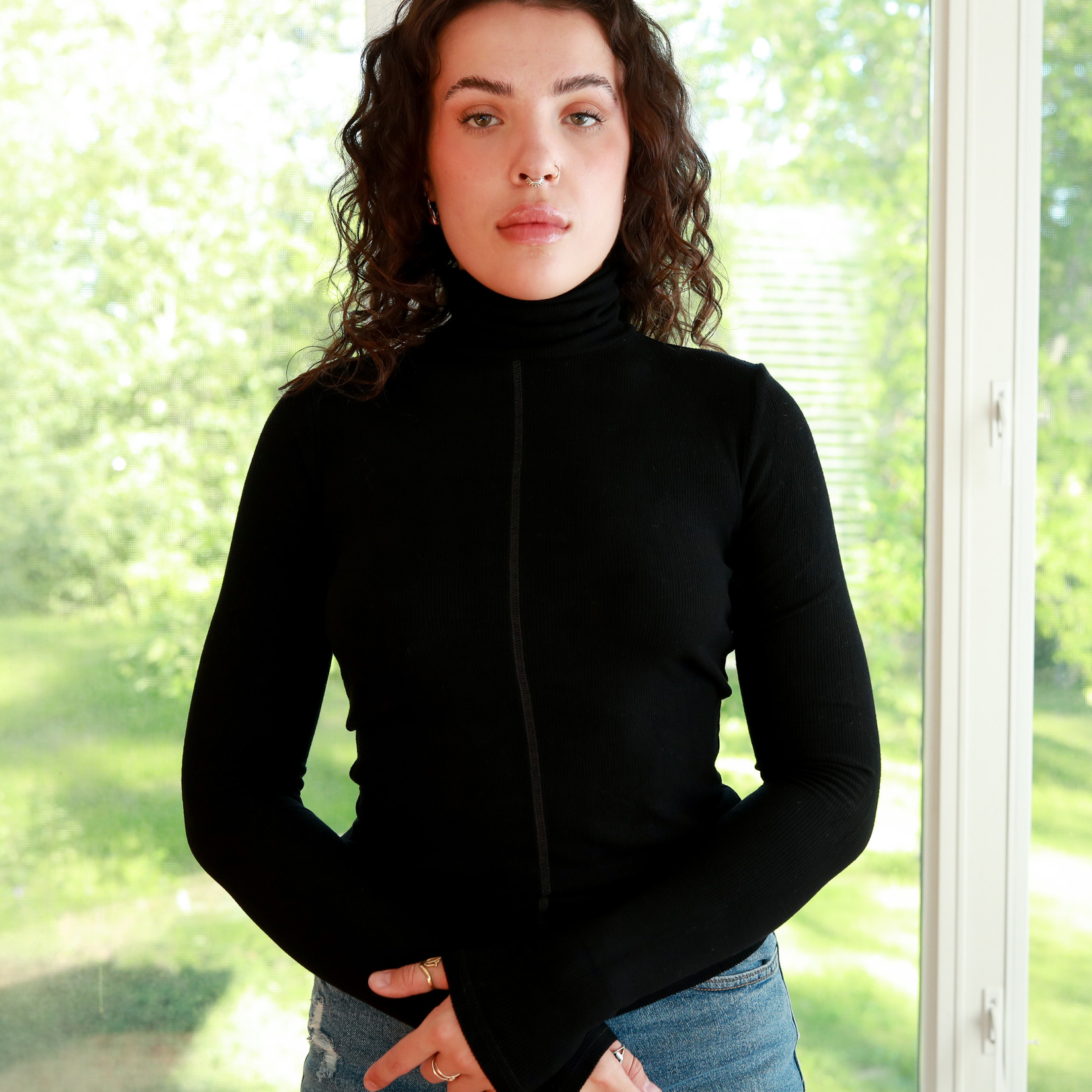 Lani super soft turtle neck top - Drop 