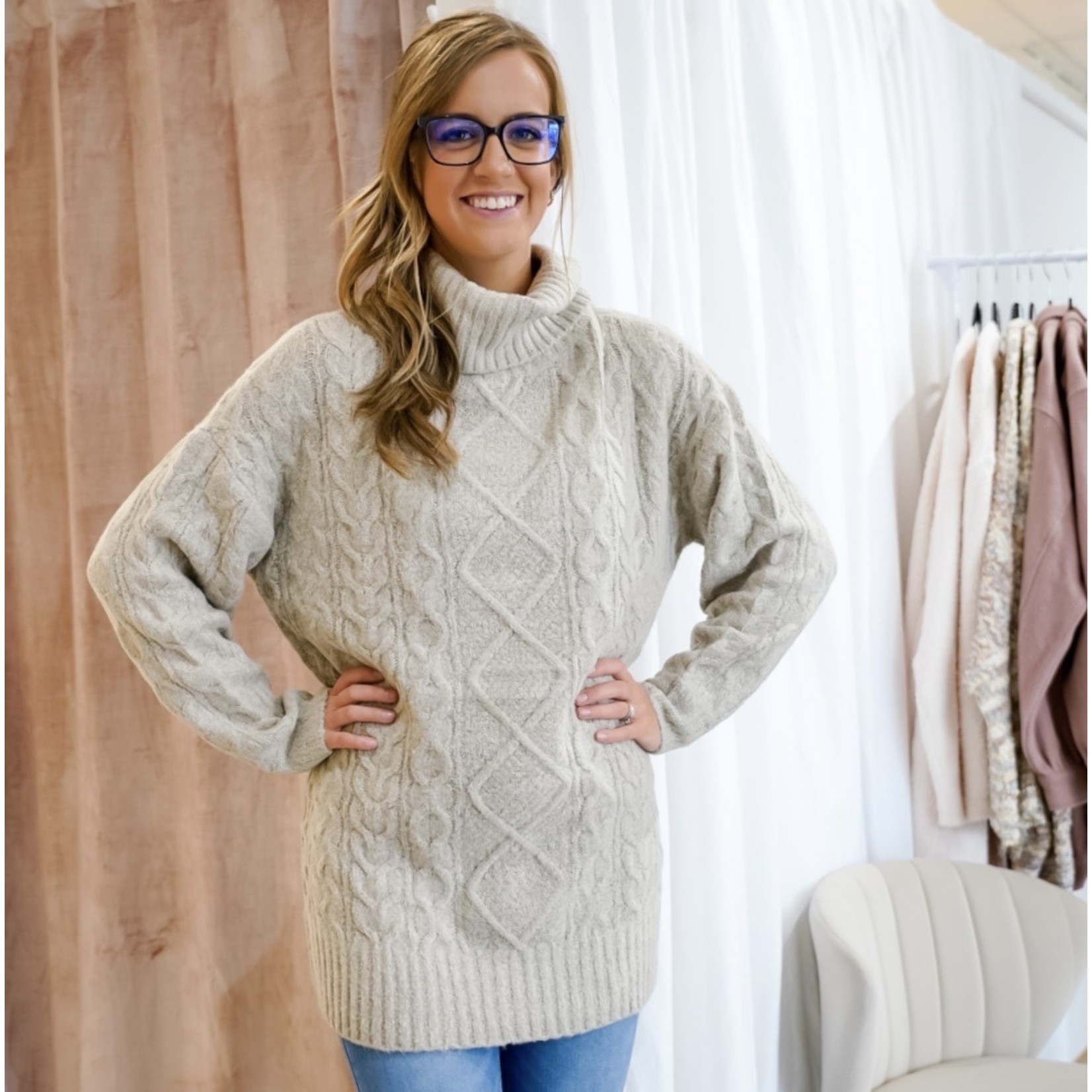 RD Chelsea mossy cable tunic