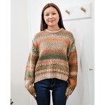 apricot - chunky knit multi sweater