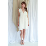 Apricot Broderie anglaise dress