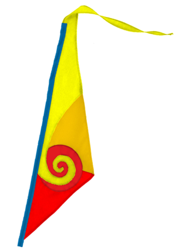 Flag  Spiral  Yellow 53341