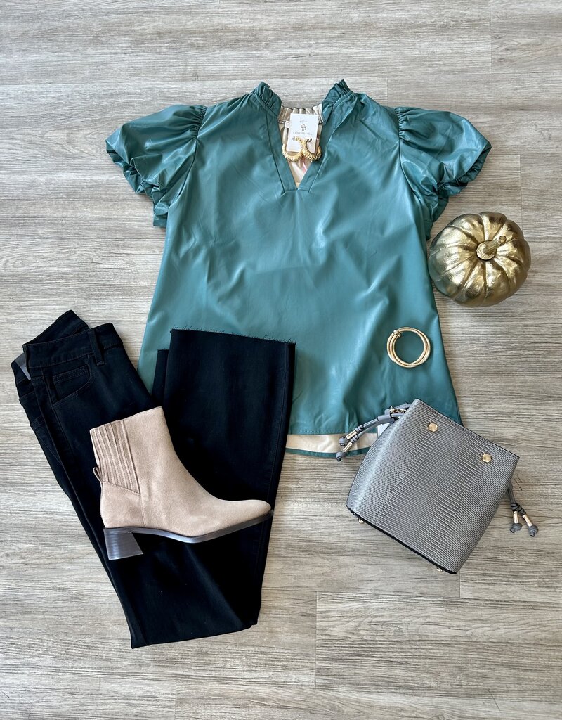 Shannon Top Teal