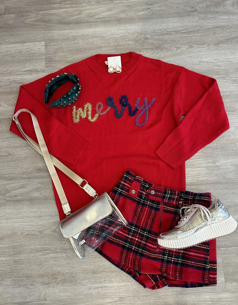 Merry Sweater Red