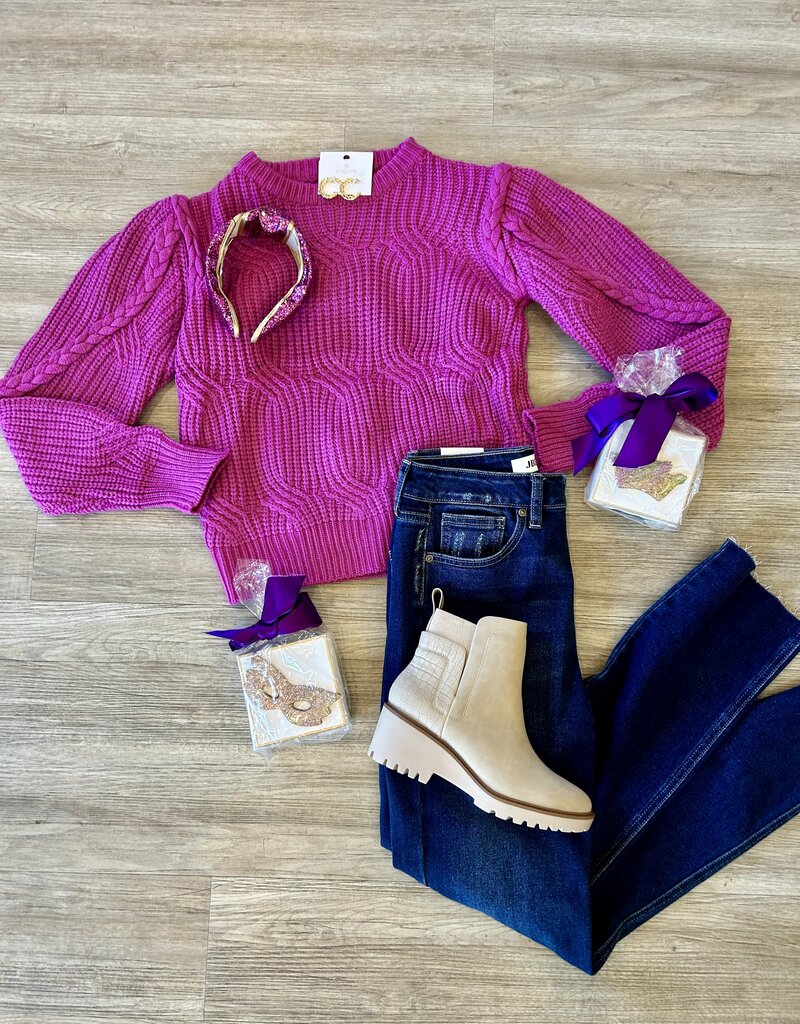 Boysenberry Sweater