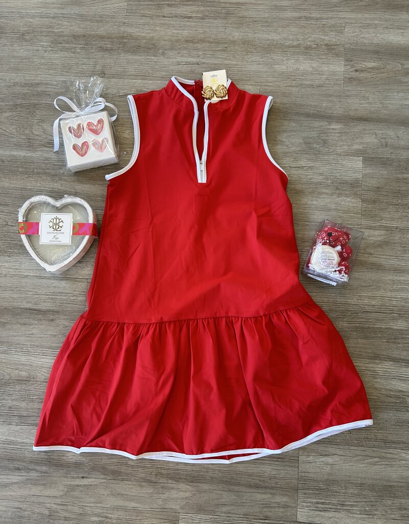 Aces Dress Red