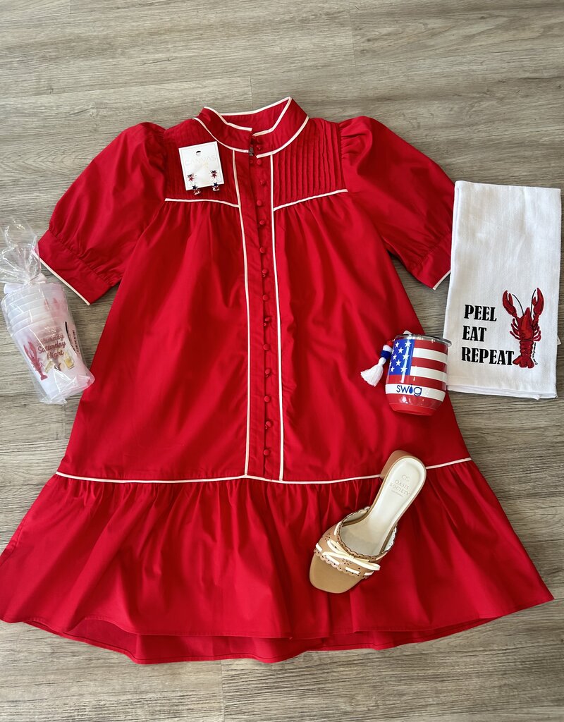 Babs Dress Red