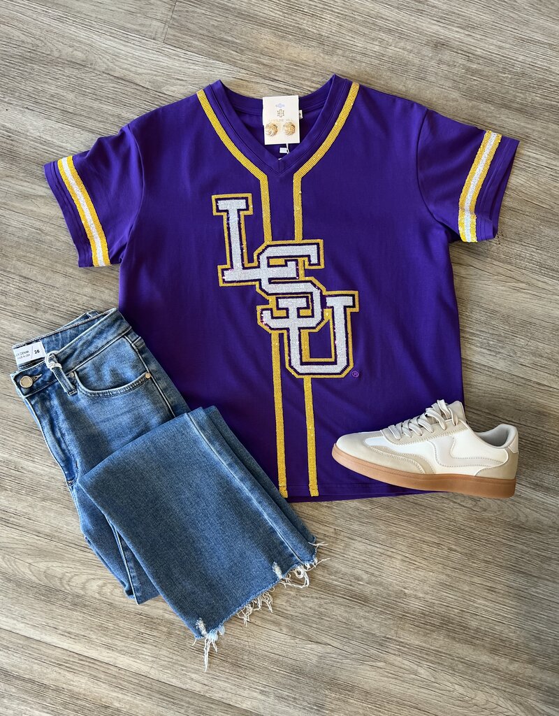 LSU Baseball Jersey Tee