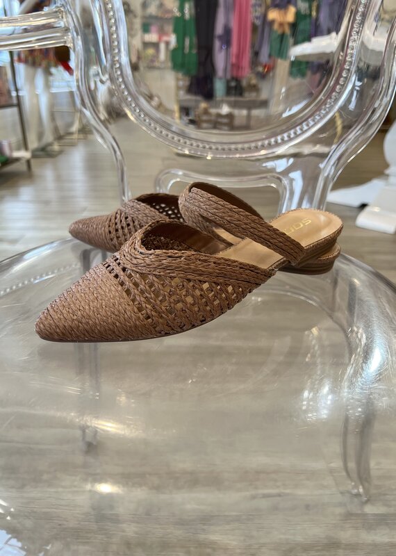 Eladio Raffia Flats