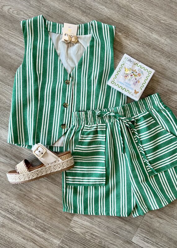 Zach Stripe Shorts