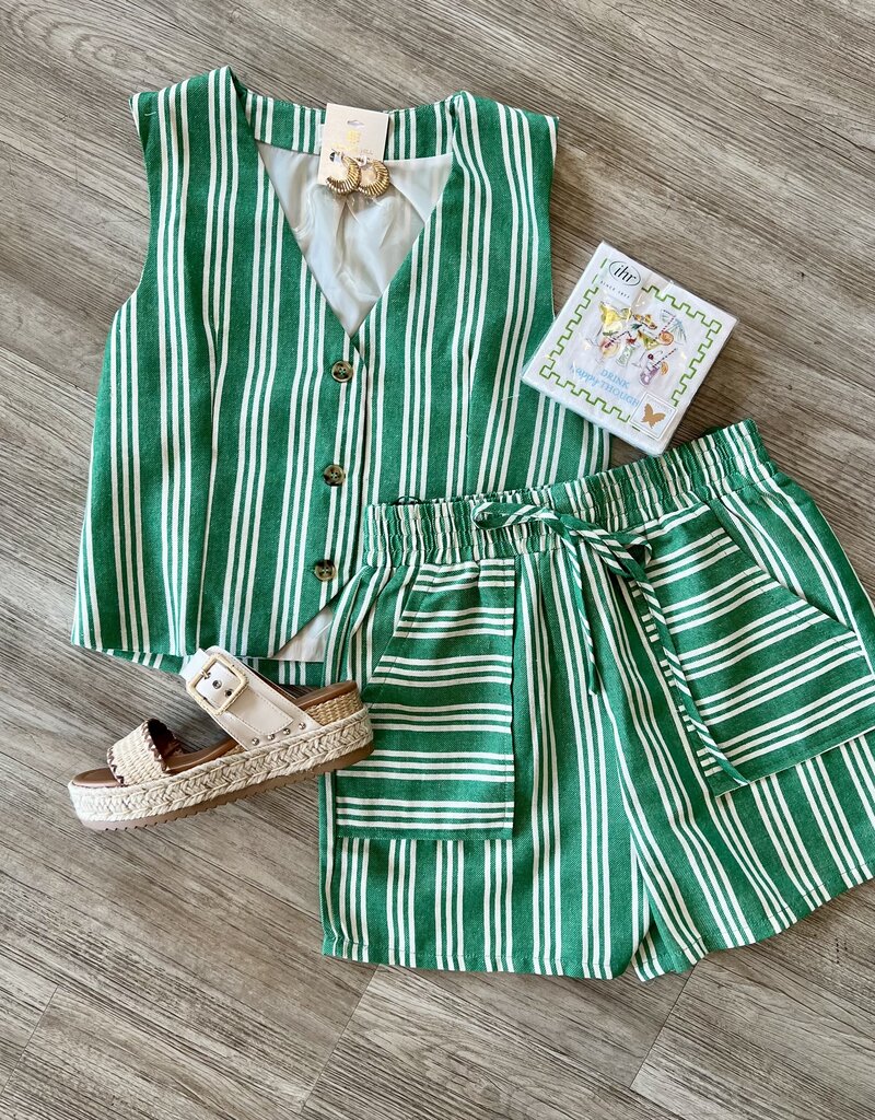 Zach Stripe Shorts