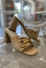 Quinn Raffia Mule Sandal