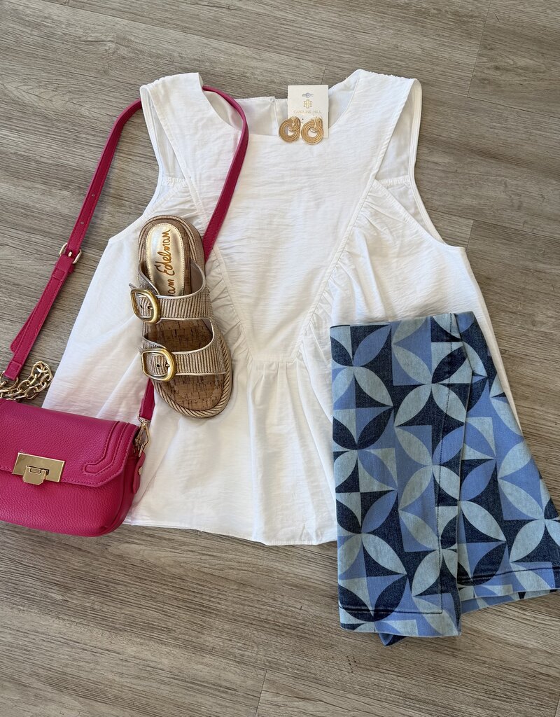 Leo Top White